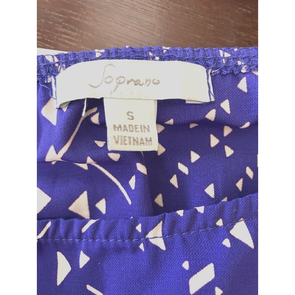 Soprano Nordstrom Mini Dress Racerback Braided Straps Blue Size Small - Picture 2 of 8